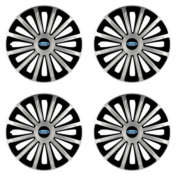 puklice pre  Ford 15 TREND silver and black
