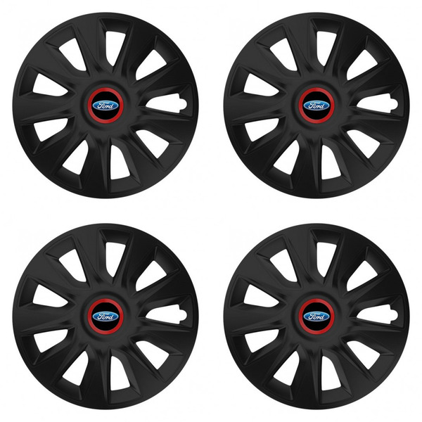 puklice pre  Ford 14 STRATOS RR black