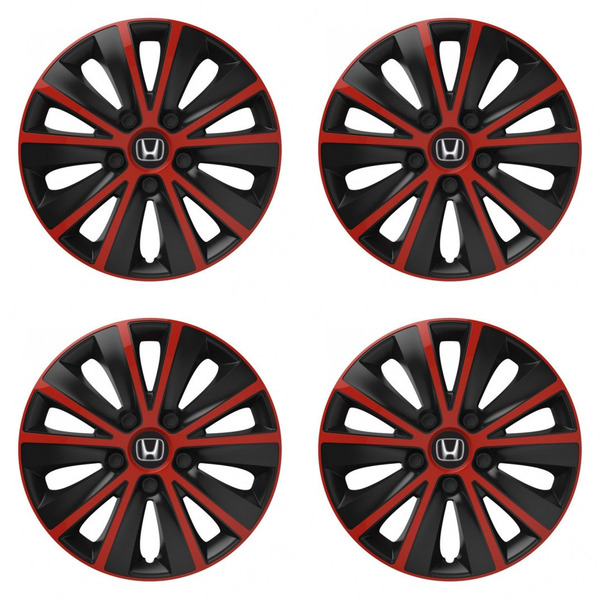 puklice pre  Honda 15 RAPIDE red and black