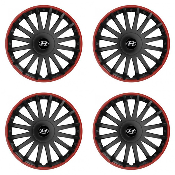 puklice pre  Hyundai 16 CRYSTAL RO black