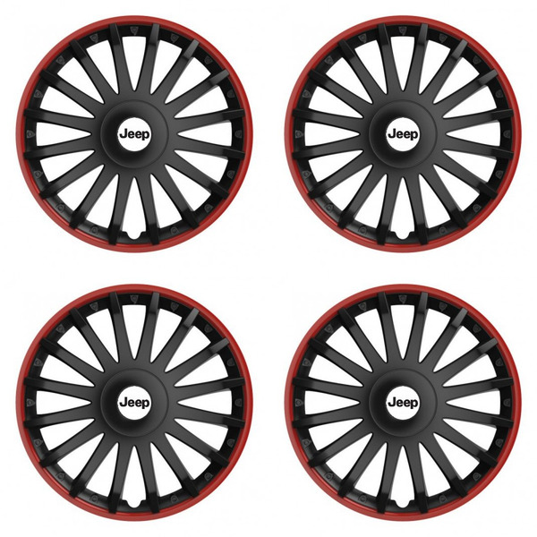 puklice pre  Jeep 15 CRYSTAL RO black