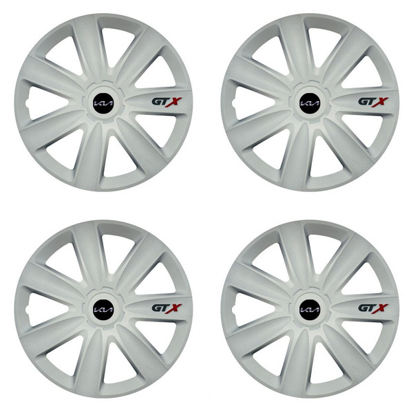 puklice pre  Kia (nové logo) 14 GTX carbon white