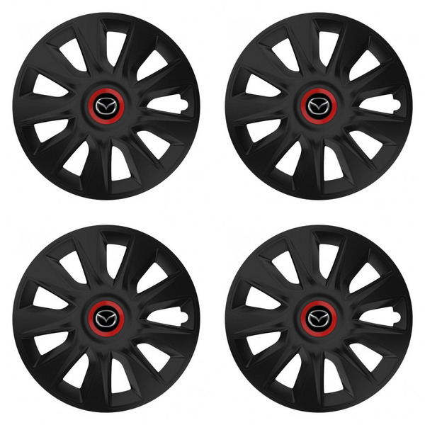 puklice pre  Mazda 17 STRATOS RR black