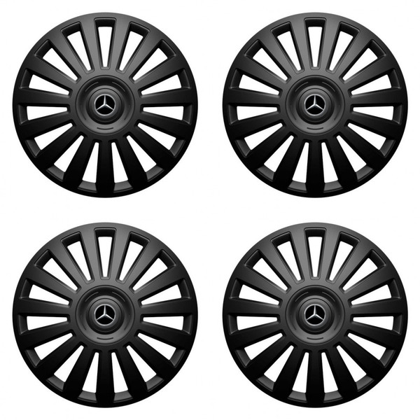 puklice pre  Mercedes 16 Luxury black