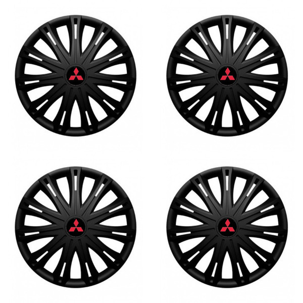 puklice pre  Mitsubishi (červené) 17 SPARK BLACK