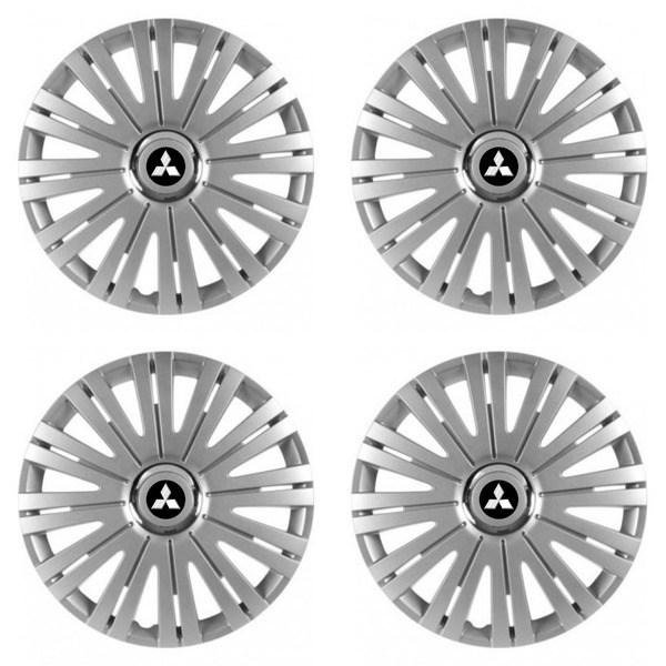 puklice pre  Mitsubishi (strieborné) 15 ACTIVE RC