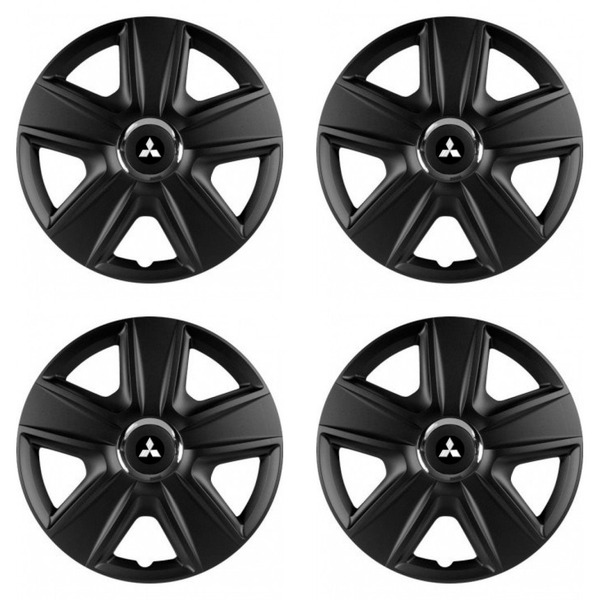 puklice pre  Mitsubishi (strieborné) 16 ESPRIT RC BLACK