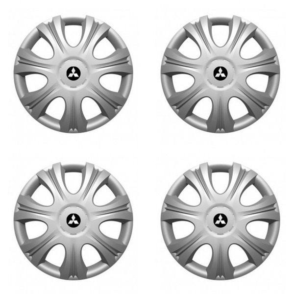 puklice pre  Mitsubishi (strieborné) 15 IMPULSE