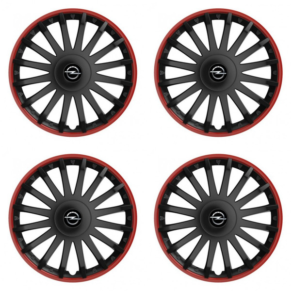 puklice pre  Opel 16 CRYSTAL RO black