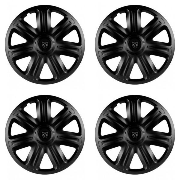 puklice pre  Peugeot (nové logo) 15 COMFORT BLACK