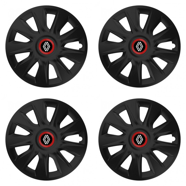 puklice pre  Renault (nové logo) 16 STRATOS RR black