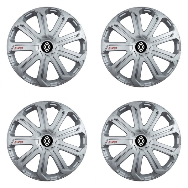 puklice pre  Renault (nové logo) 14 Evo silver