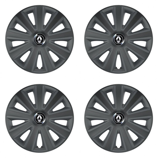 puklice pre  Renault (staršie logo) 14 Aviator carbon RC grafite