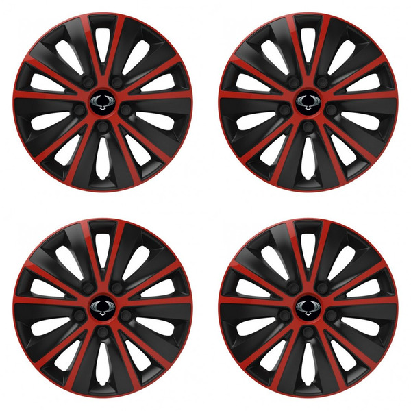 puklice pre  Sangyong 14 RAPIDE red and black