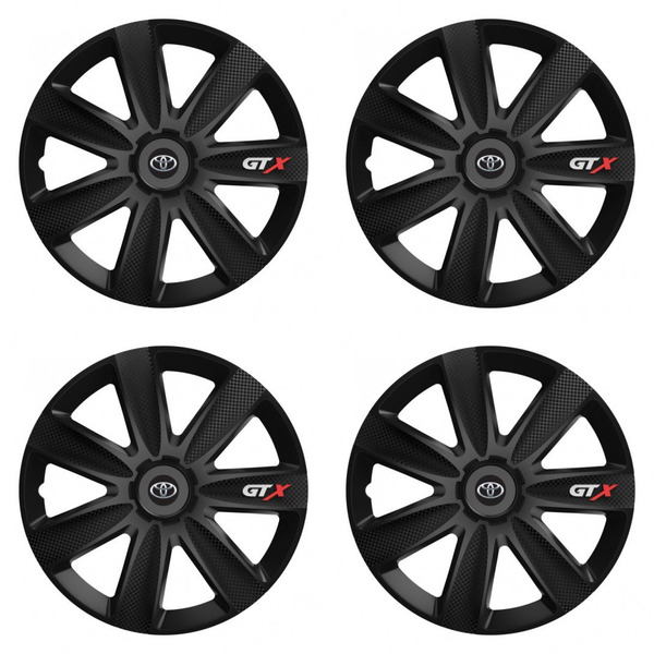 puklice pre  Toyota 14 GTX CARBON black