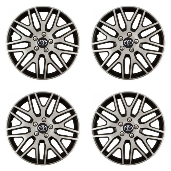 puklice pre  Toyota 16 Dakar NC silver and black