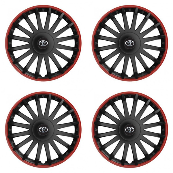 puklice pre  Toyota 16 CRYSTAL RO black