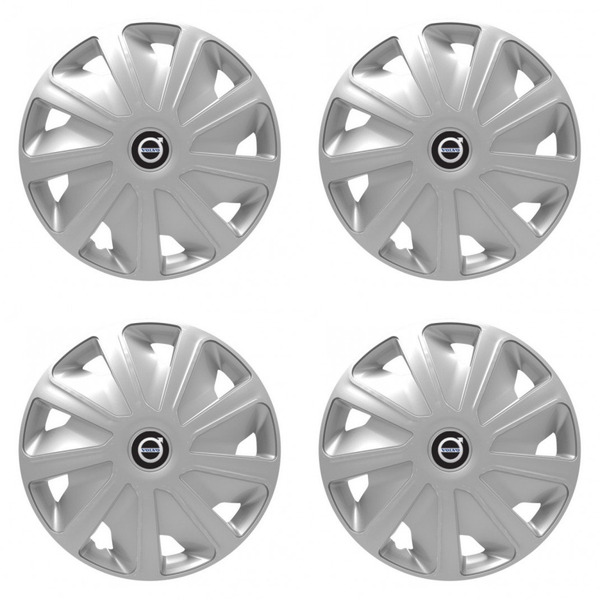 puklice pre  Volvo (čierne) pre dodávky 15 Craft silver