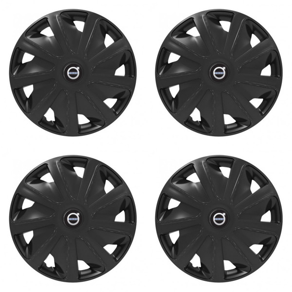 puklice pre  Volvo (čierne) pre dodávky 16 Craft black