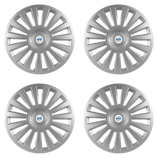 puklice pre  Volvo (biele) 15 Luxury