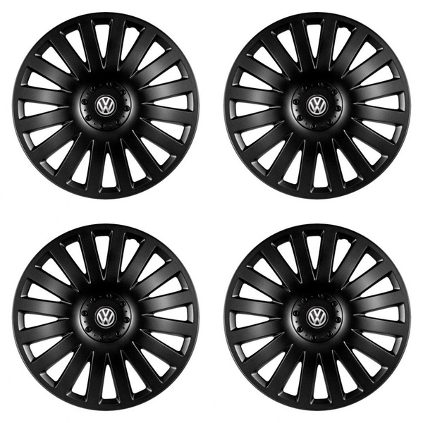 puklice pre  VW (čierne) 15 Smart black