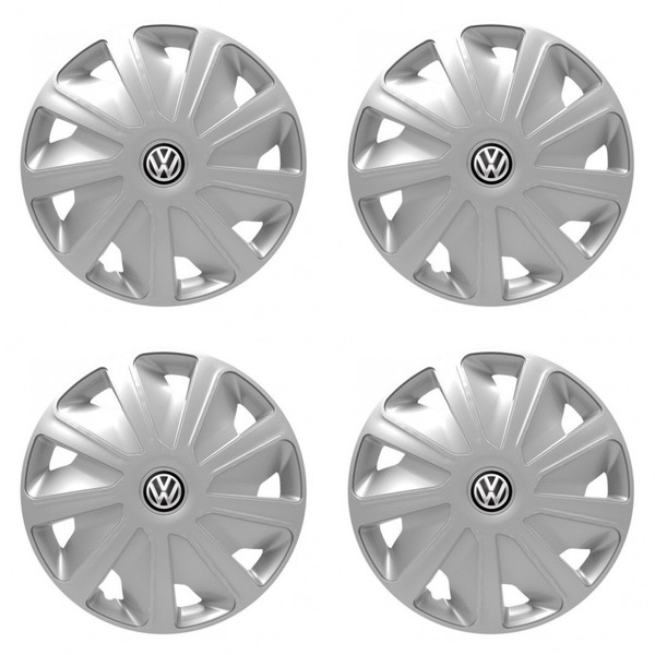 puklice pre  VW (čierne) pre dodávky 16 Craft silver