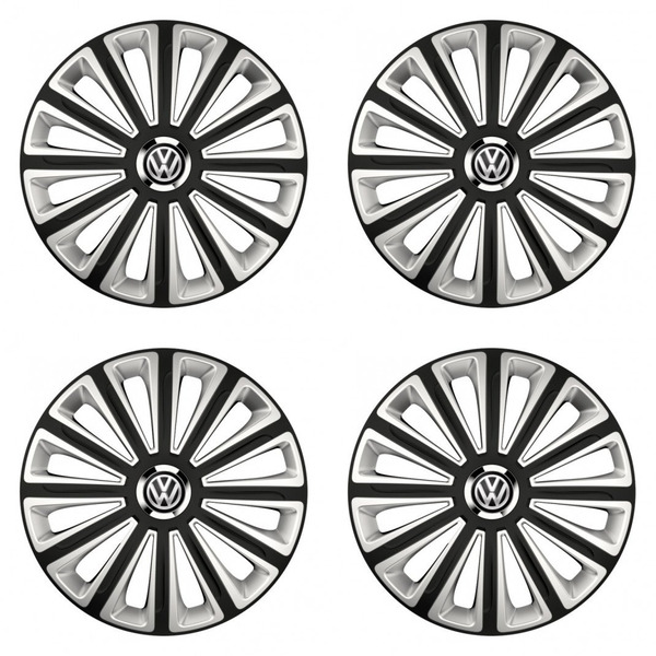 puklice pre  VW (čierne) 16 TREND RC double colour