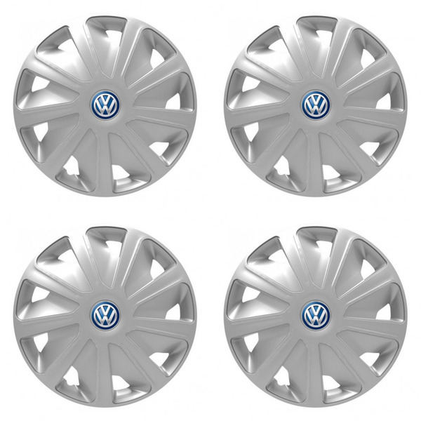 puklice pre  VW (modré) pre dodávky 16 Craft silver